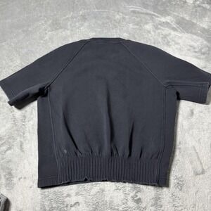 Lululemon‎ NTS Cropped Short Sleeve Top Size 6 Black Shirt Sweater